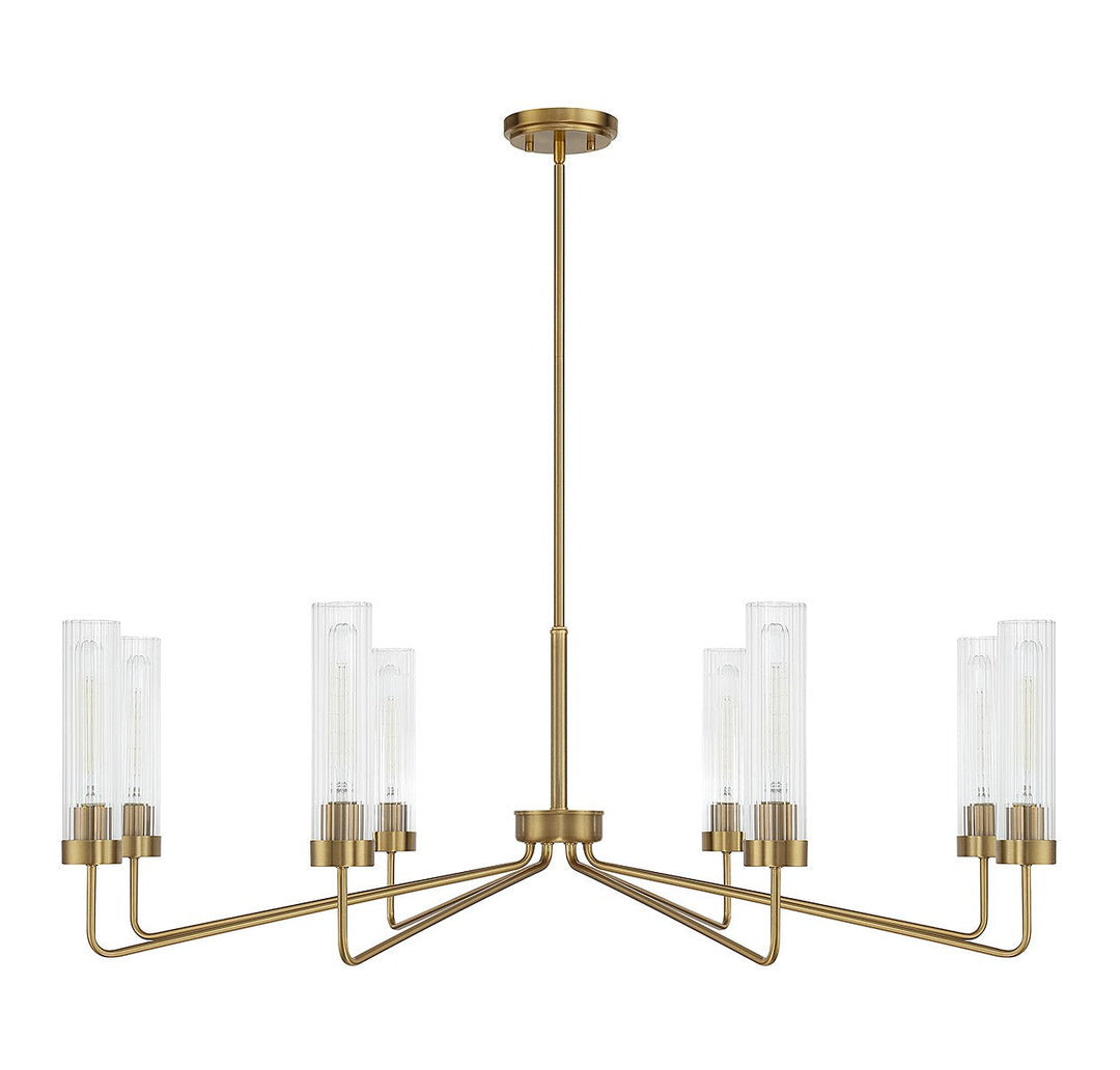 Savoy House Baker 1-8860-8-322 Chandelier Light - Warm Brass