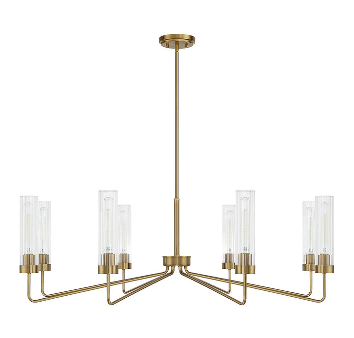 Savoy House Baker 1-8860-8-322 Chandelier Light - Warm Brass
