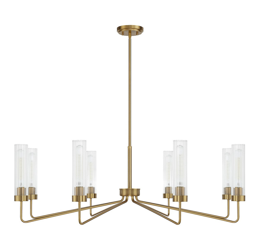 Savoy House Baker 1-8860-8-322 Chandelier Light - Warm Brass