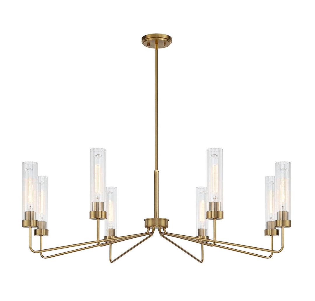 Savoy House Baker 1-8860-8-322 Chandelier Light - Warm Brass