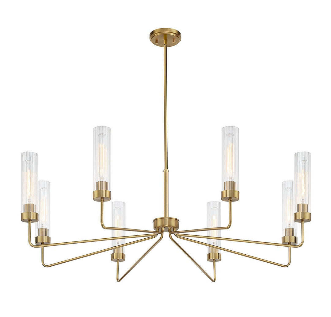 Savoy House Baker 1-8860-8-322 Chandelier Light - Warm Brass