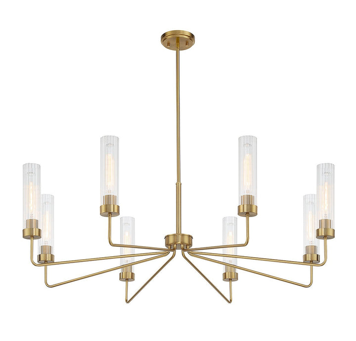 Savoy House Baker 1-8860-8-322 Chandelier Light - Warm Brass