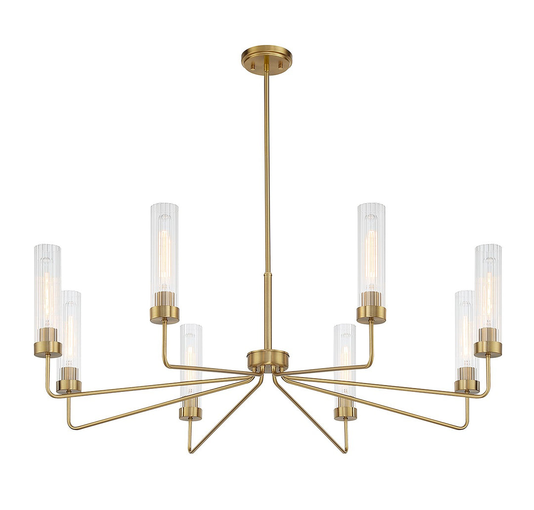 Savoy House Baker 1-8860-8-322 Chandelier Light - Warm Brass