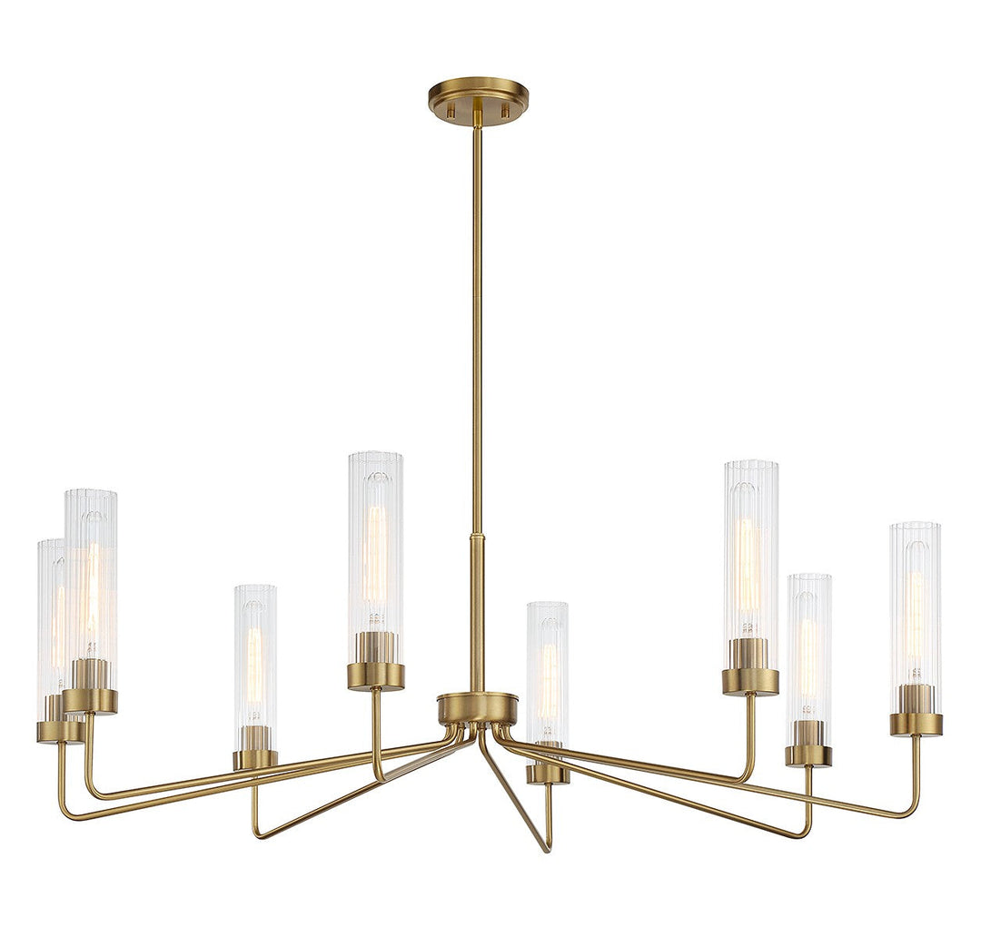 Savoy House Baker 1-8860-8-322 Chandelier Light - Warm Brass