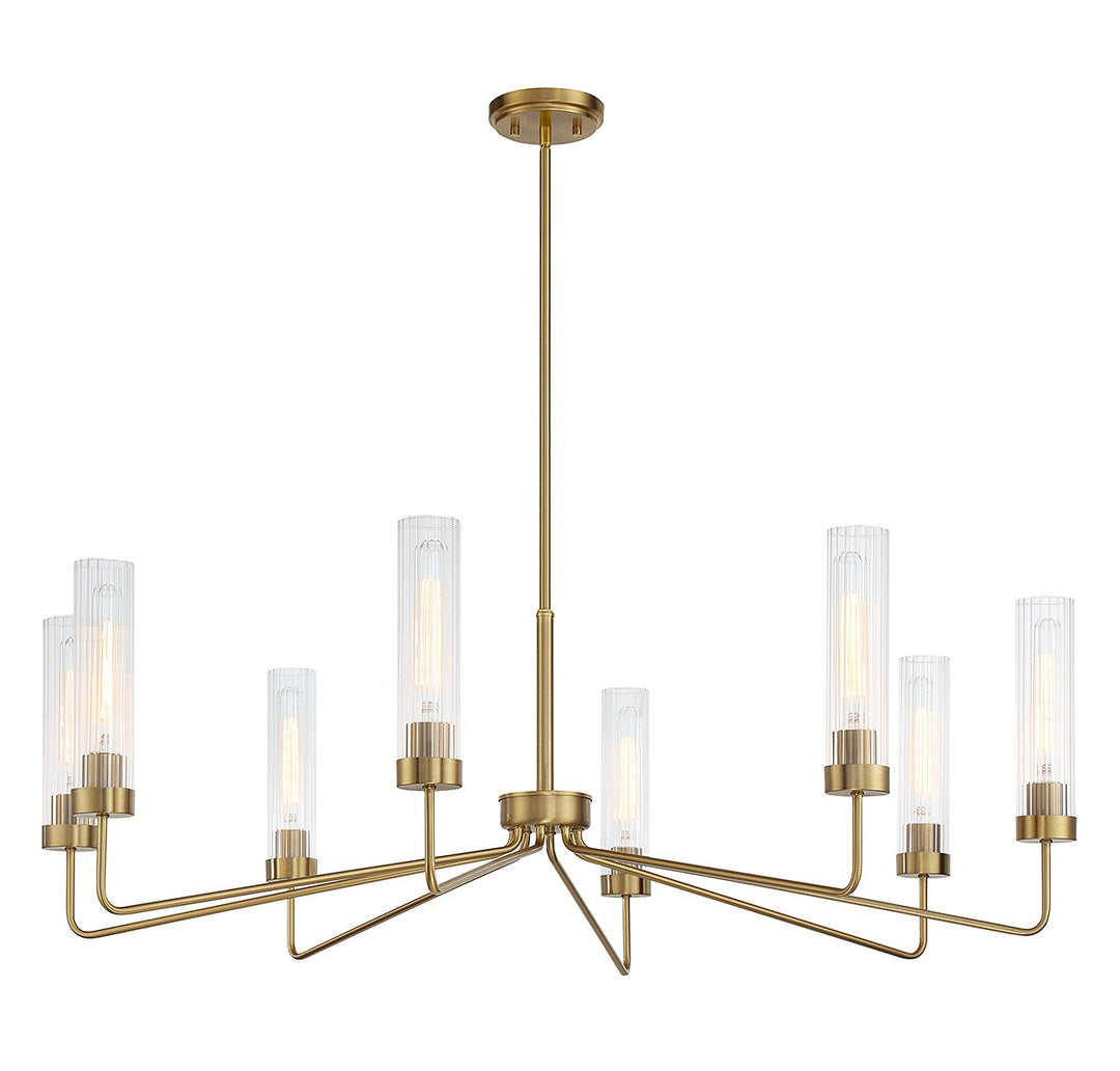Savoy House Baker 1-8860-8-322 Chandelier Light - Warm Brass