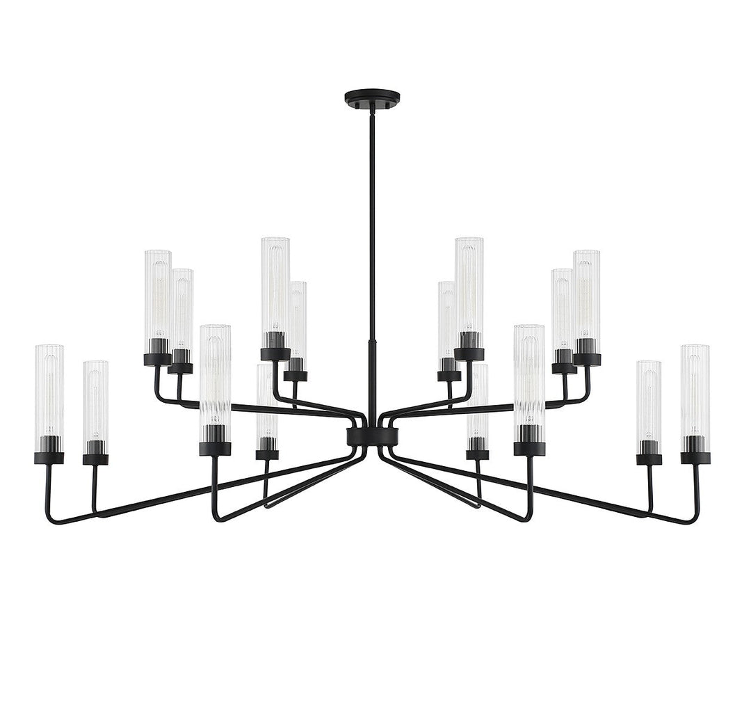 Savoy House Baker 1-8862-16-89 Chandelier Light - Matte Black