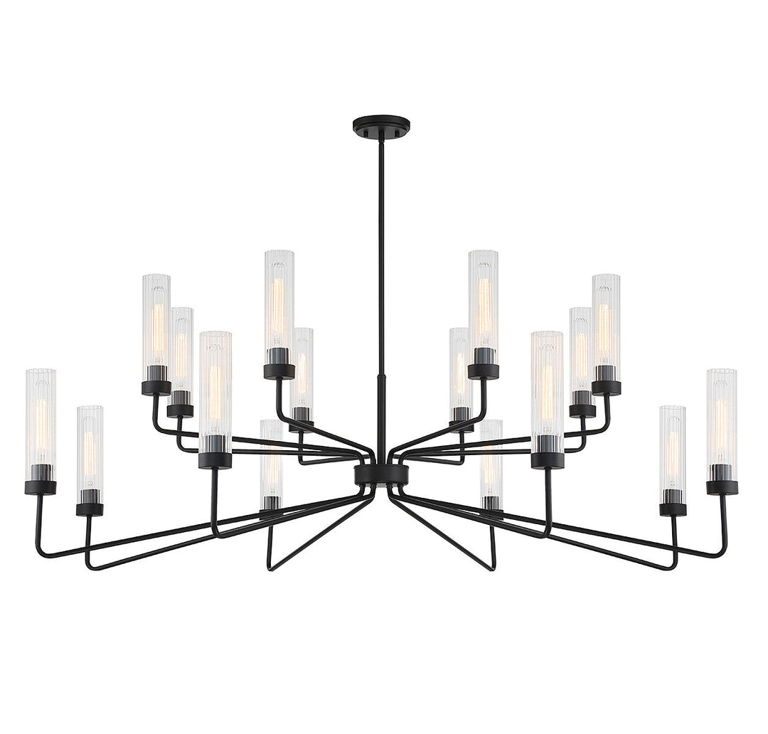 Savoy House Baker 1-8862-16-89 Chandelier Light - Matte Black