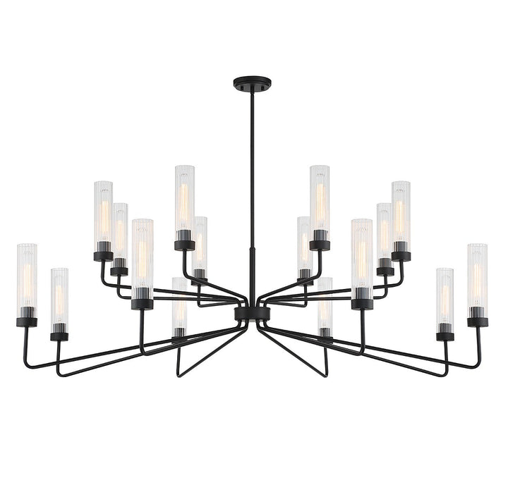 Savoy House Baker 1-8862-16-89 Chandelier Light - Matte Black