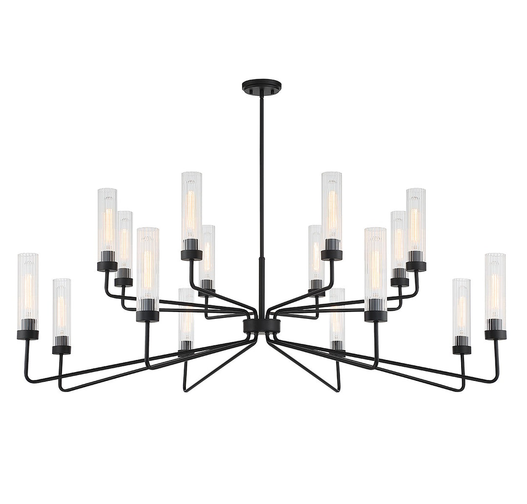 Savoy House Baker 1-8862-16-89 Chandelier Light - Matte Black