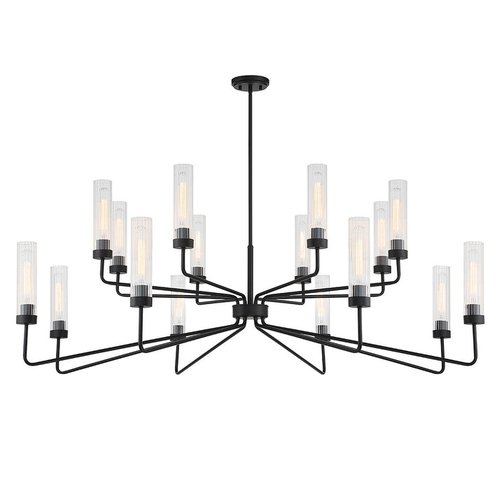 Savoy House Baker 1-8862-16-89 Chandelier Light - Matte Black
