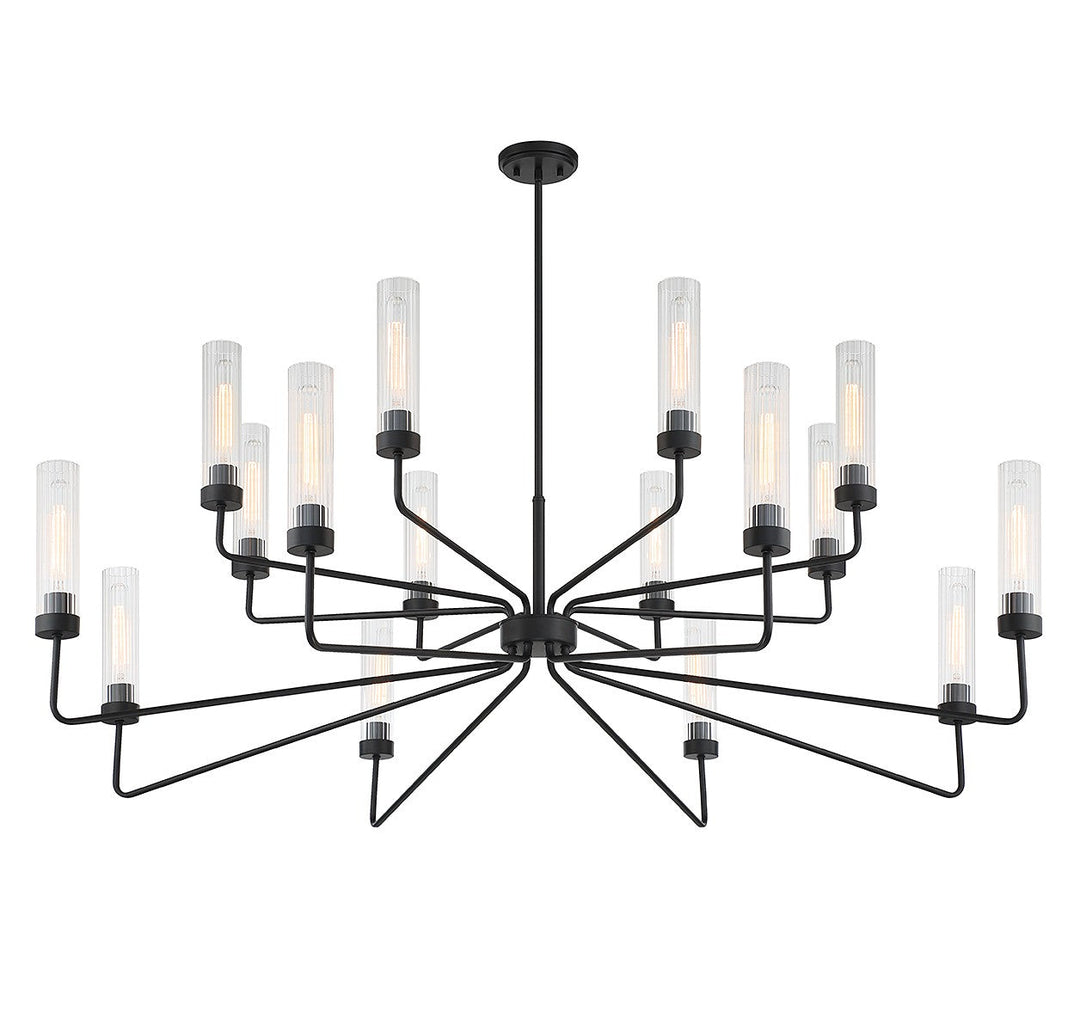 Savoy House Baker 1-8862-16-89 Chandelier Light - Matte Black