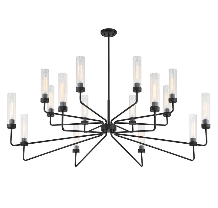 Savoy House Baker 1-8862-16-89 Chandelier Light - Matte Black