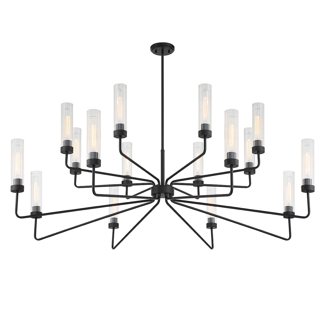Savoy House Baker 1-8862-16-89 Chandelier Light - Matte Black