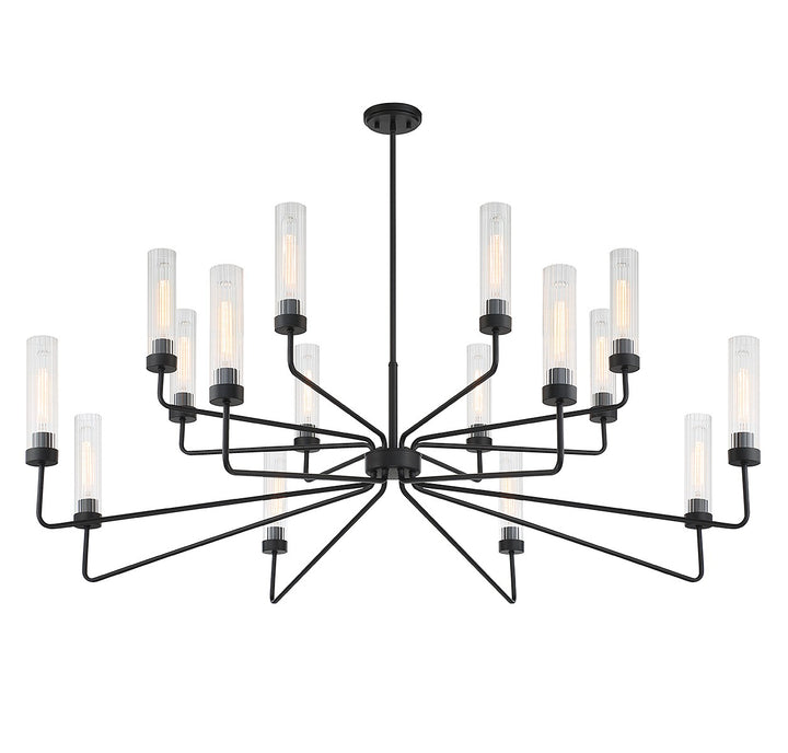 Savoy House Baker 1-8862-16-89 Chandelier Light - Matte Black