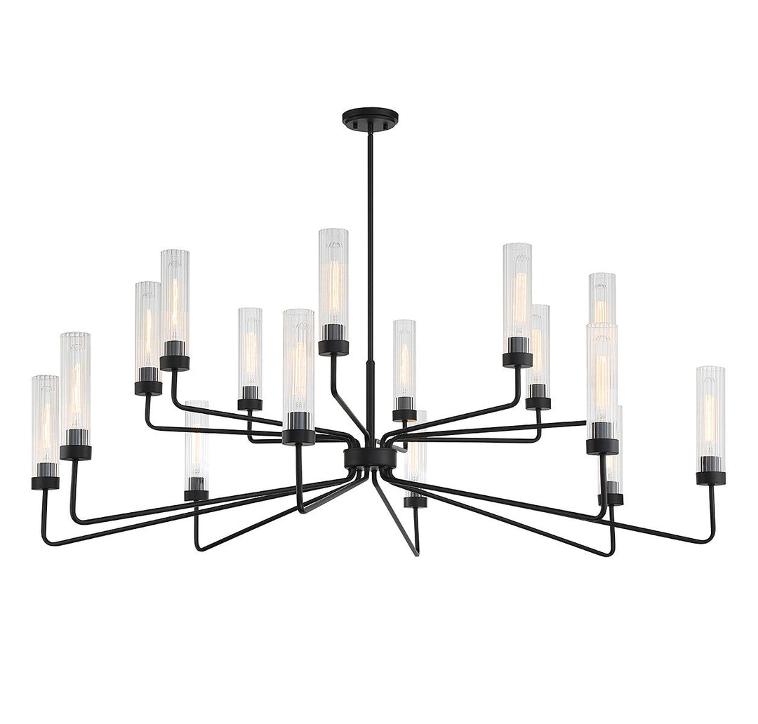 Savoy House Baker 1-8862-16-89 Chandelier Light - Matte Black