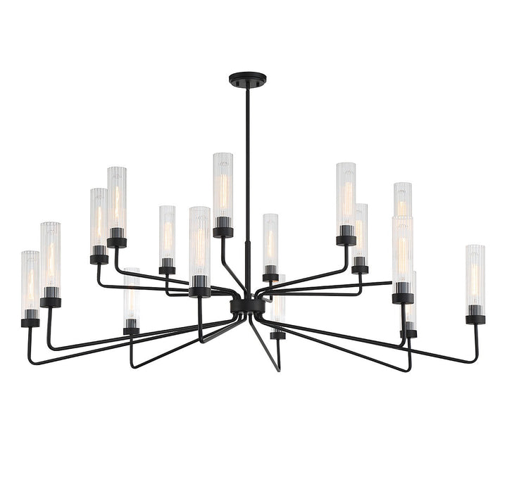 Savoy House Baker 1-8862-16-89 Chandelier Light - Matte Black