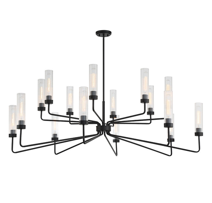 Savoy House Baker 1-8862-16-89 Chandelier Light - Matte Black