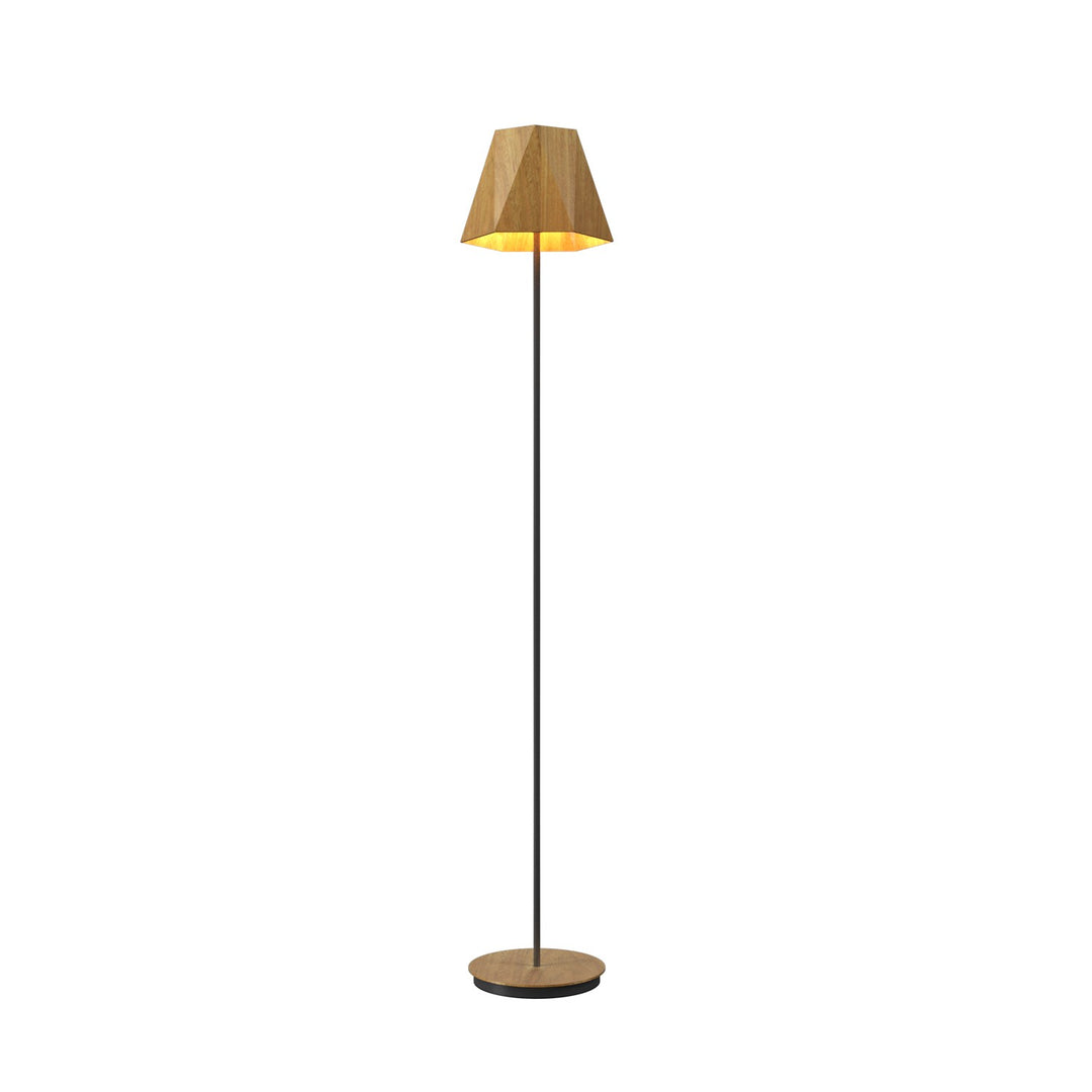 Accord Lighting 3055.09 Facet One Light Floor Lamp Floor Lamp Louro Freijo