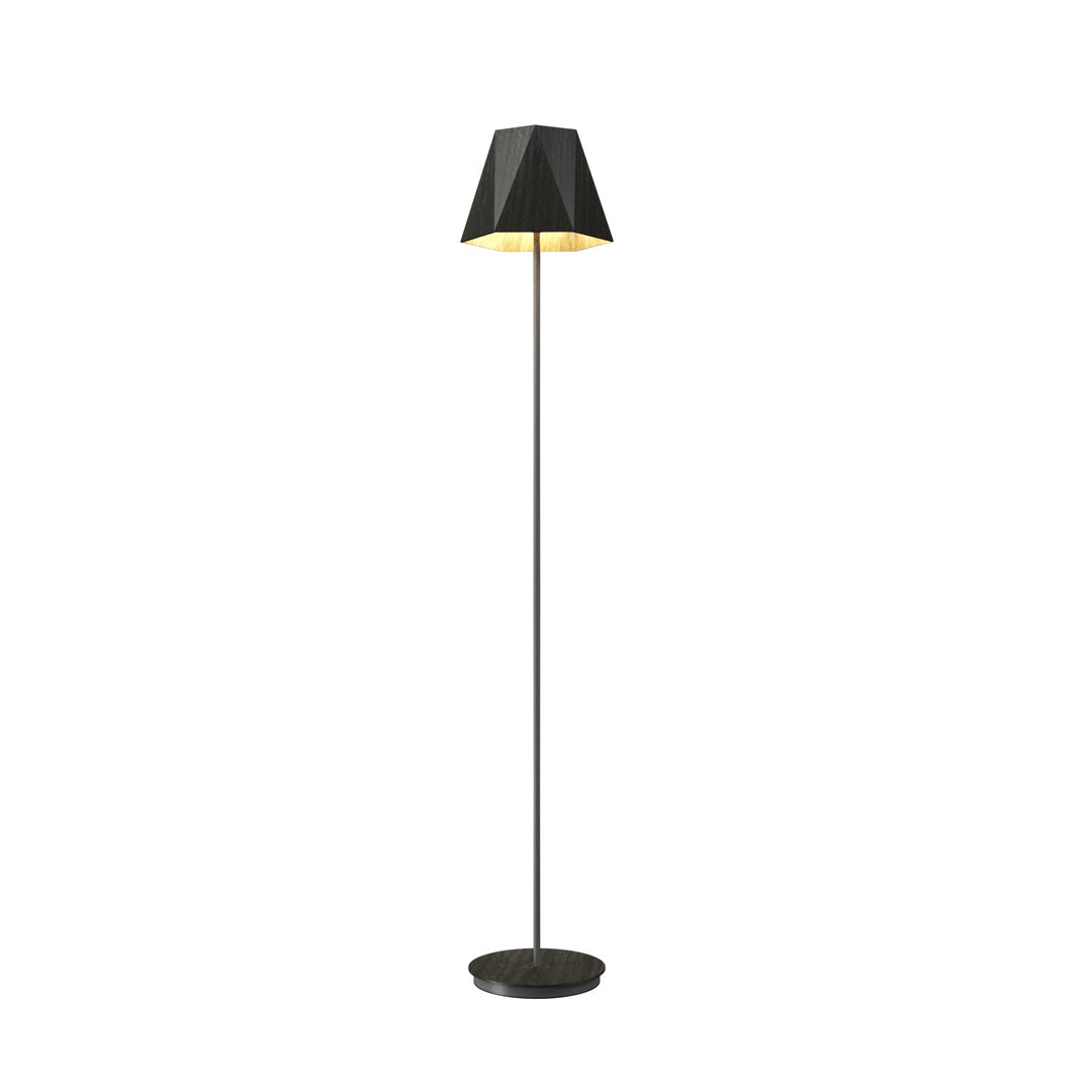 Accord Lighting 3055.44 Facet One Light Floor Lamp Floor Lamp Charcoal