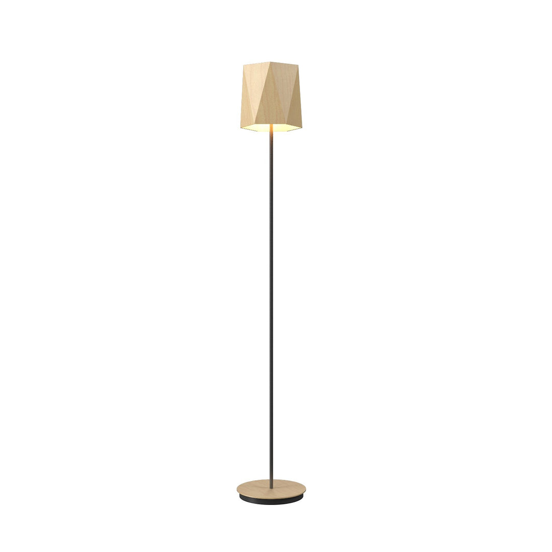 Accord Lighting 3057.34 Facet One Light Floor Lamp Floor Lamp Maple