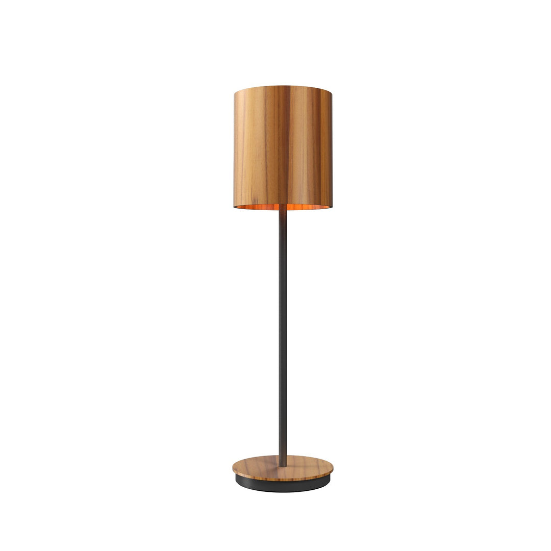 Accord Lighting 7079.12 Cylindrical One Light Table Lamp Table Lamp Teak