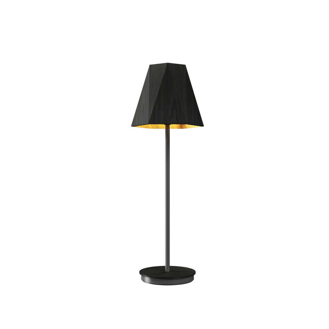 Accord Lighting 7085.44 Facet One Light Table Lamp Table Lamp Charcoal