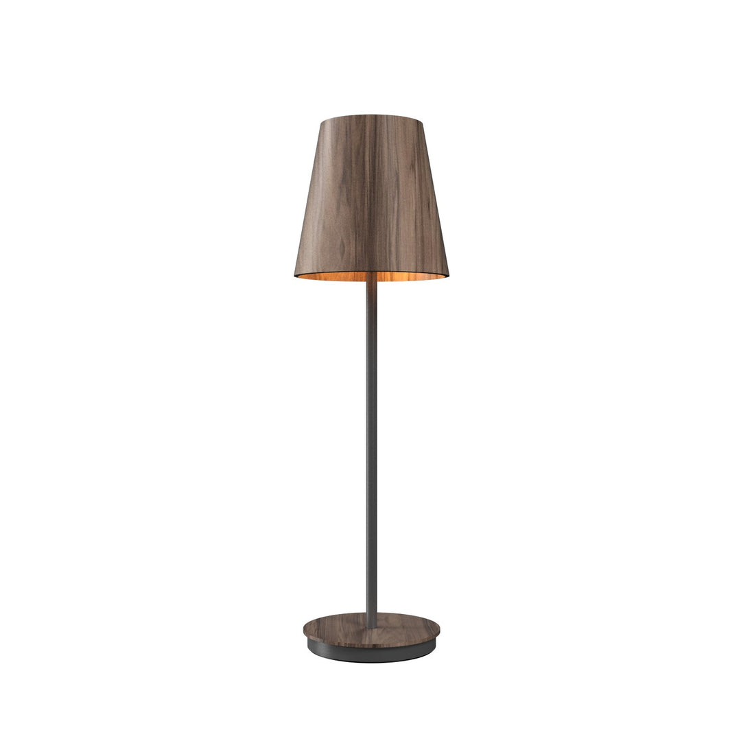 Accord Lighting 7088.18 Conical One Light Table Lamp Table Lamp American Walnut