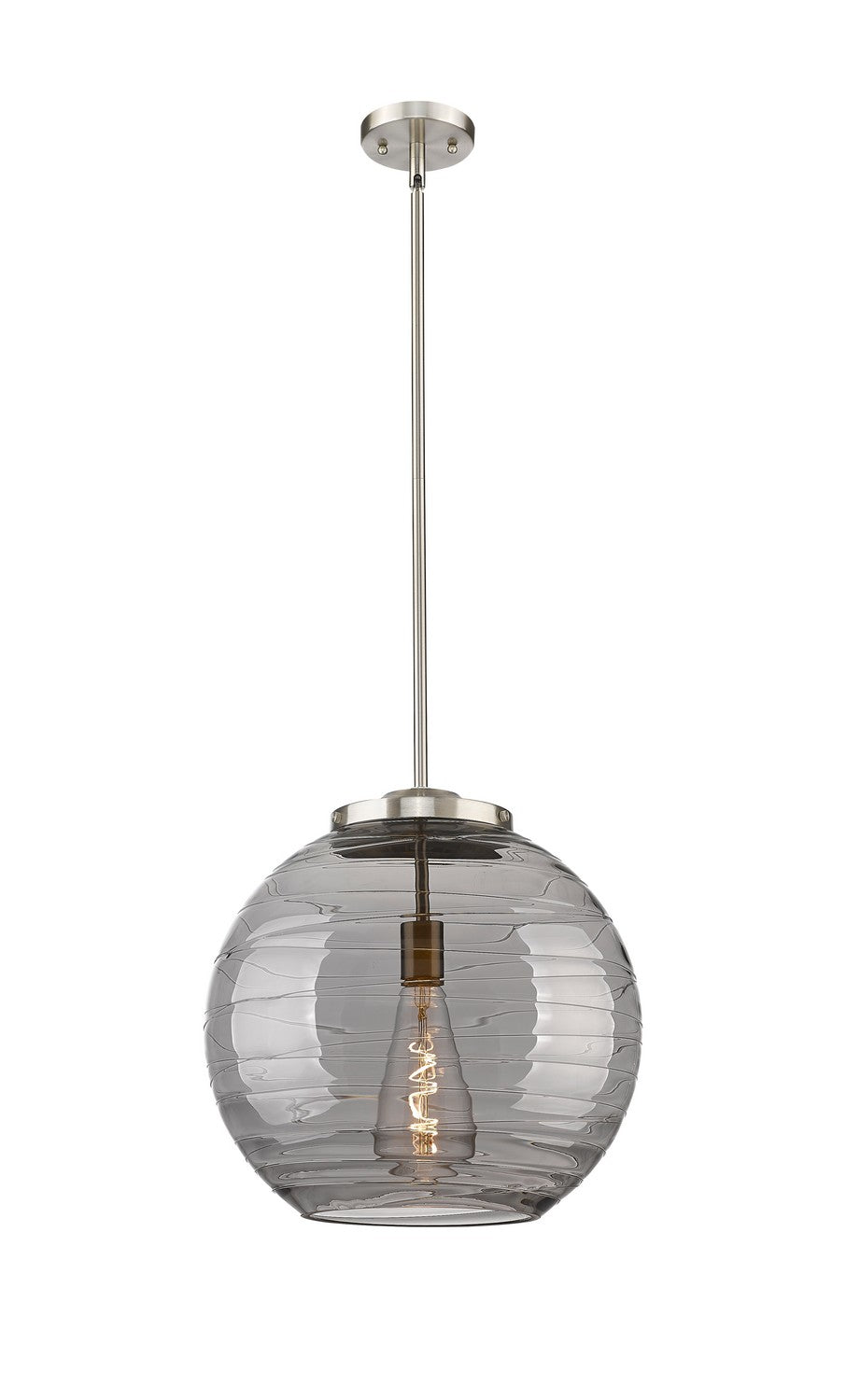 Innovations Ballston 221-1S-SN-G1213-16SM Pendant Light - Brushed Satin Nickel