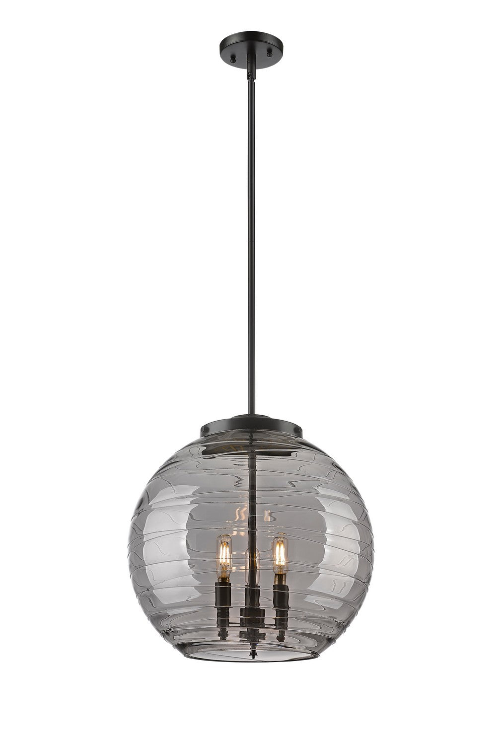 Innovations Ballston 221-3S-BK-G1213-16SM Pendant Light - Matte Black