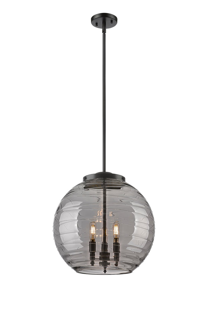 Innovations Ballston 221-3S-BK-G1213-16SM Pendant Light - Matte Black