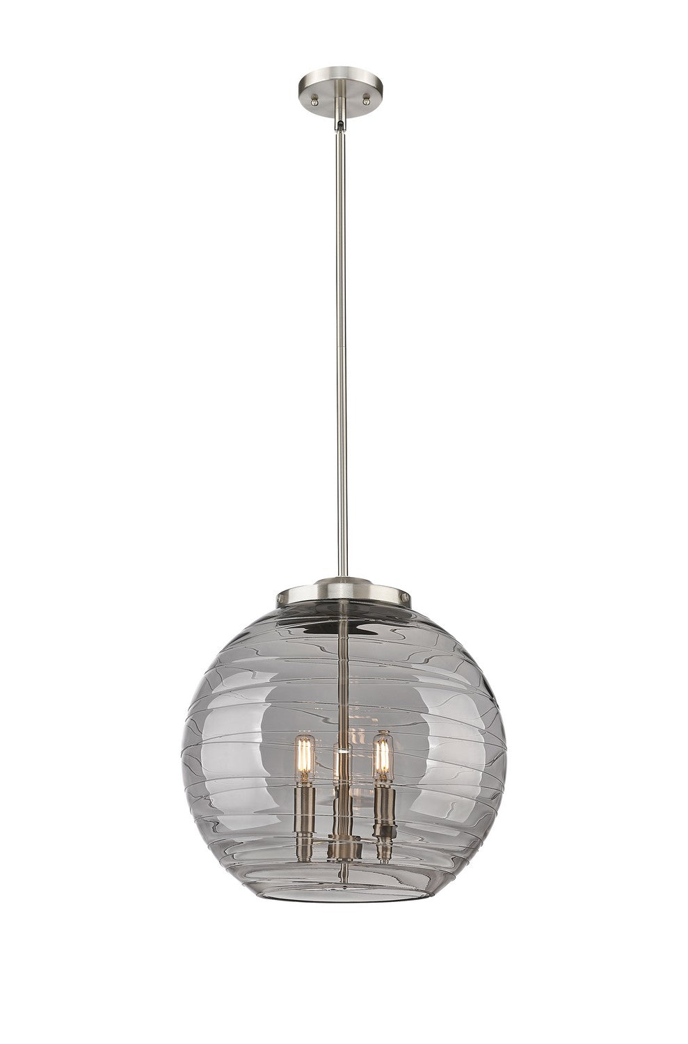 Innovations Ballston 221-3S-SN-G1213-16SM Pendant Light - Brushed Satin Nickel