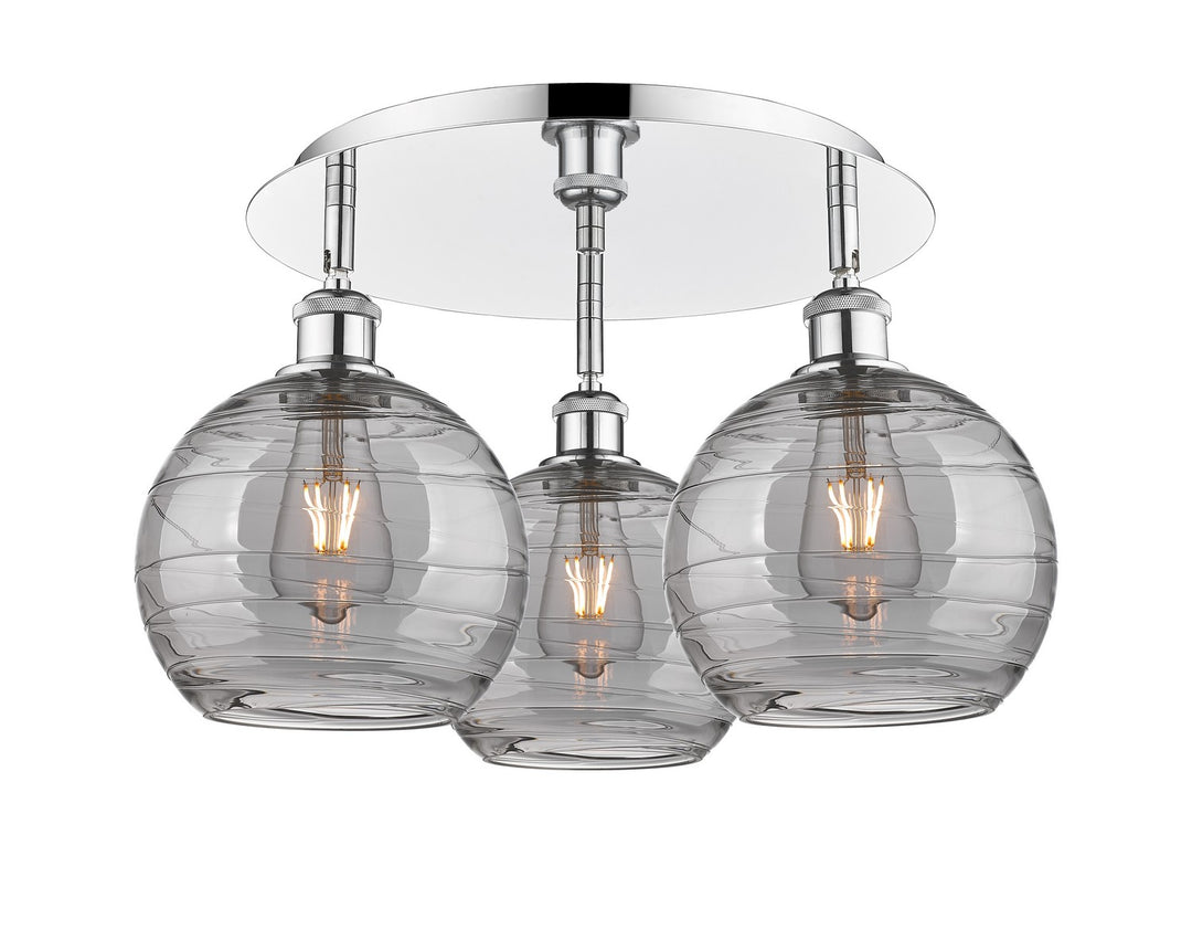 Innovations Downtown Urban 516-3C-PC-G1213-8SM Ceiling Light - Polished Chrome
