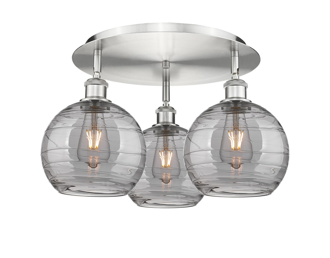 Innovations Downtown Urban 516-3C-SN-G1213-8SM Ceiling Light - Satin Nickel