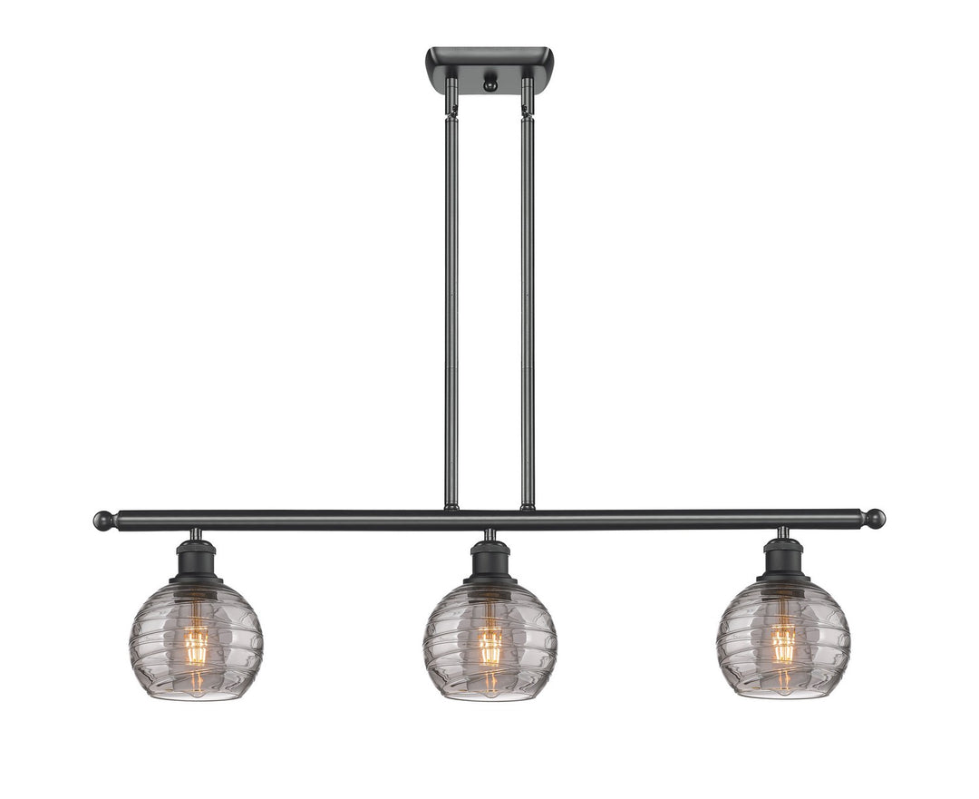 Innovations Ballston 516-3I-BK-G1213-6SM Chandelier Light - Matte Black