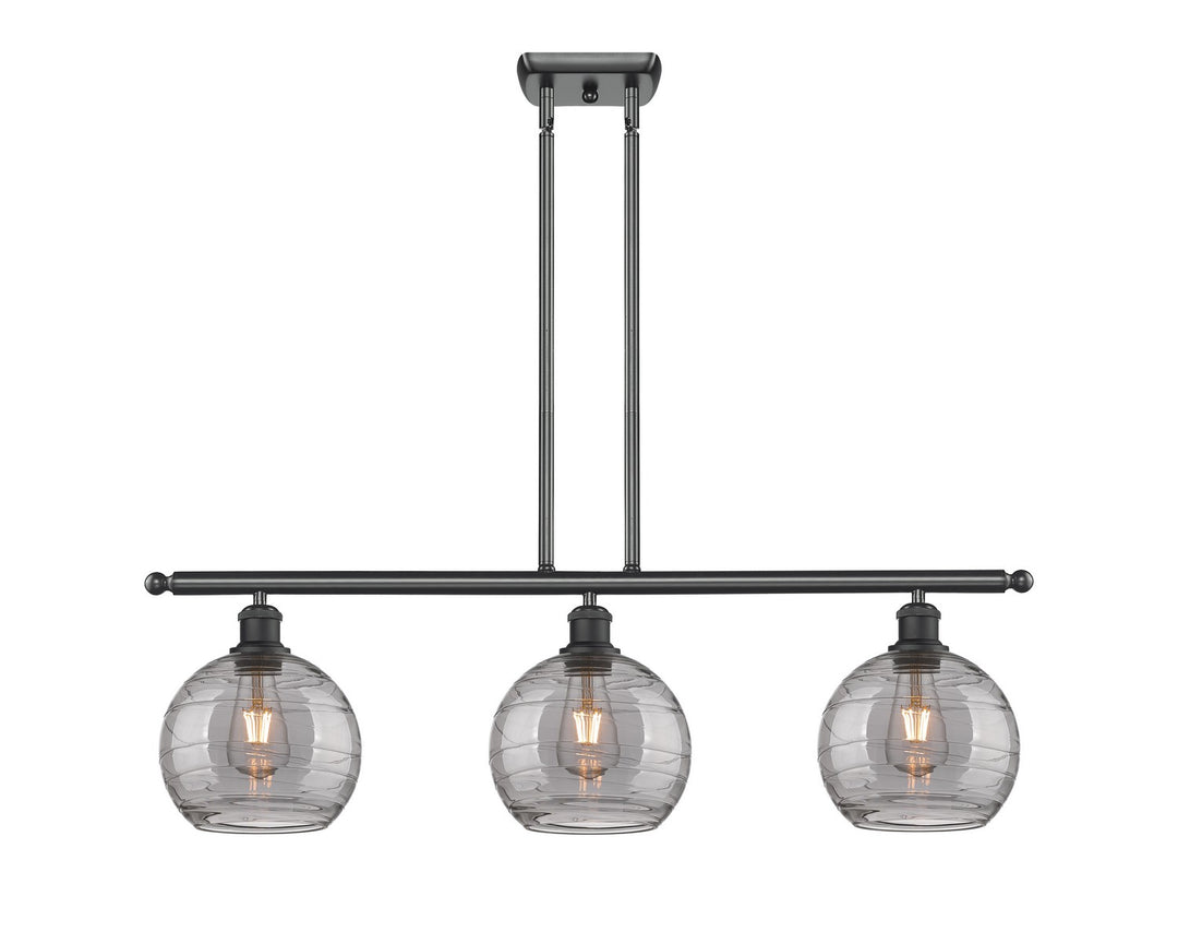 Innovations Ballston 516-3I-BK-G1213-8SM Chandelier Light - Matte Black