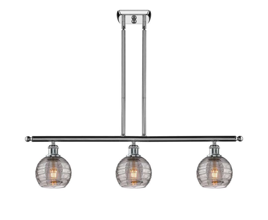 Innovations Ballston 516-3I-PC-G1213-6SM Chandelier Light - Polished Chrome