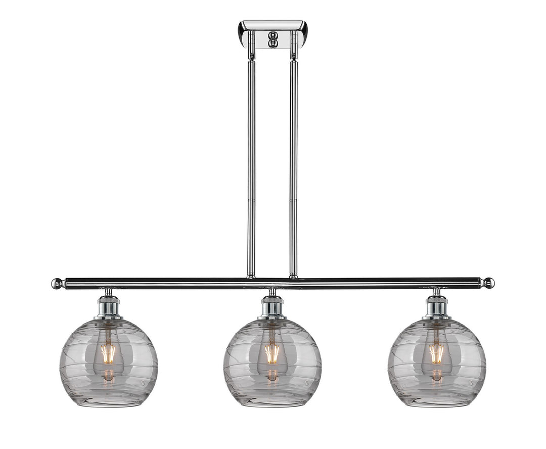 Innovations Ballston 516-3I-PC-G1213-8SM Chandelier Light - Polished Chrome