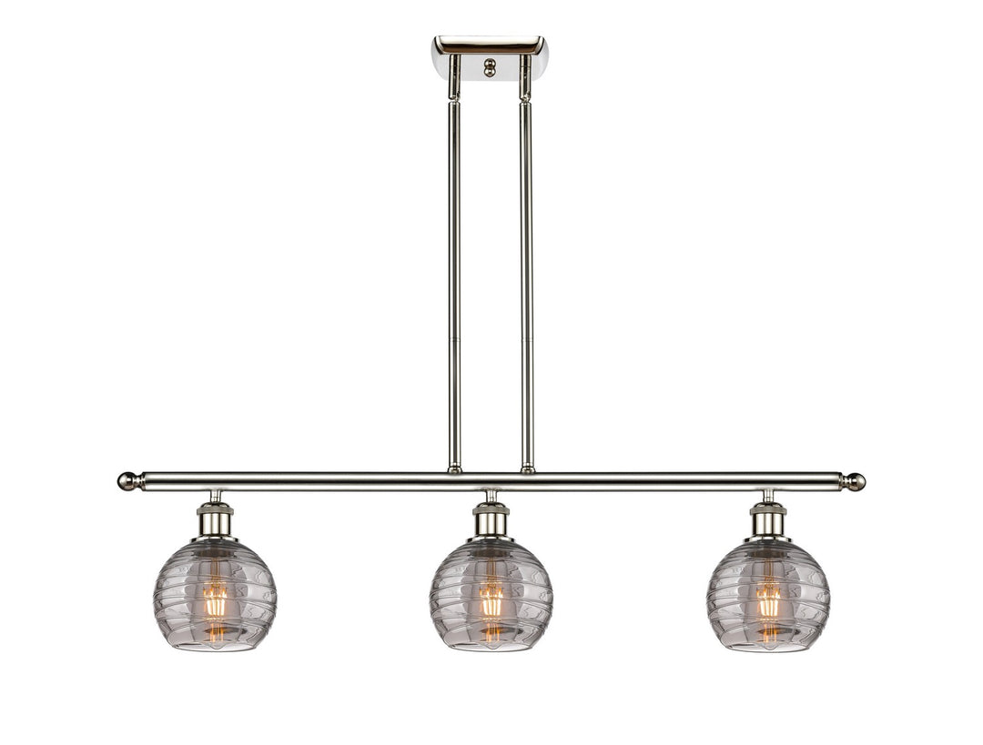 Innovations Ballston 516-3I-PN-G1213-6SM Chandelier Light - Polished Nickel