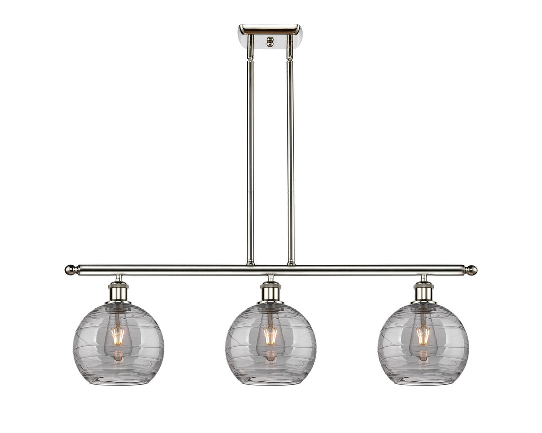 Innovations Ballston 516-3I-PN-G1213-8SM Chandelier Light - Polished Nickel