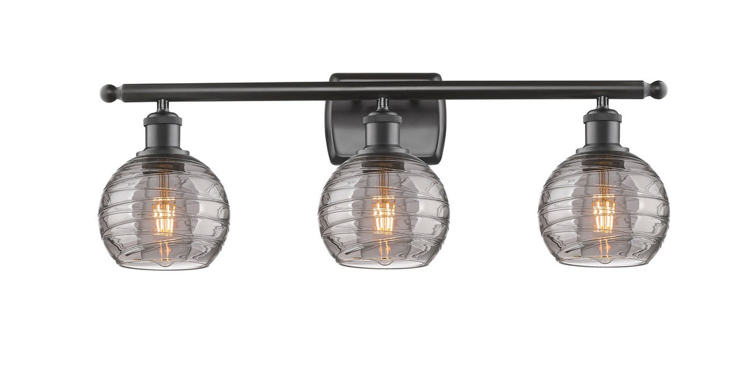 Innovations Ballston 516-3W-OB-G1213-6SM Bath Vanity Light 26 in. wide - Oil Rubbed Bronze