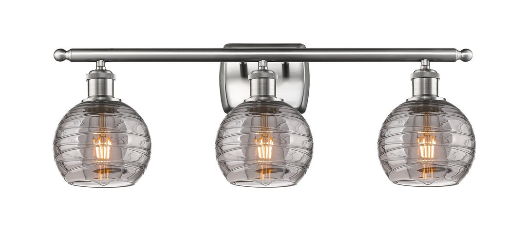 Innovations Ballston 516-3W-SN-G1213-6SM Bath Vanity Light 26 in. wide - Brushed Satin Nickel