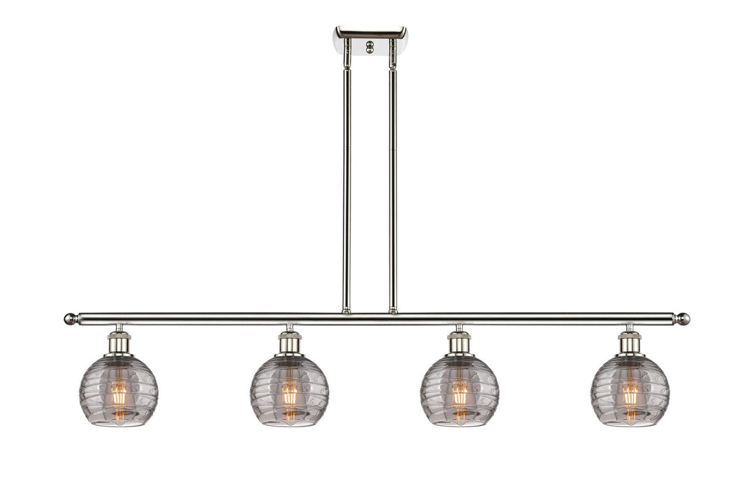 Innovations Ballston 516-4I-PN-G1213-6SM Chandelier Light - Polished Nickel