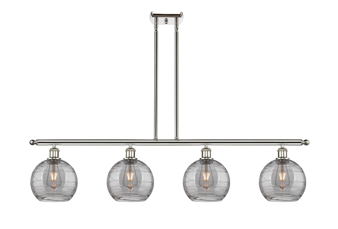 Innovations Ballston 516-4I-PN-G1213-8SM Chandelier Light - Polished Nickel