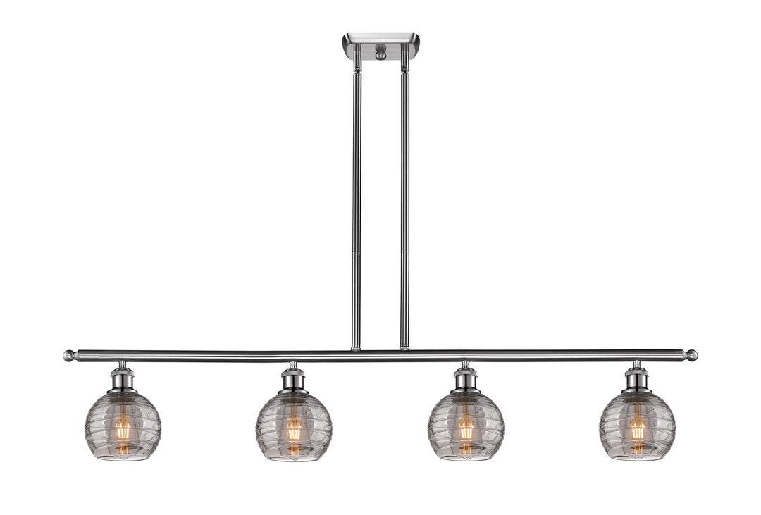 Innovations Ballston 516-4I-SN-G1213-6SM Chandelier Light - Brushed Satin Nickel