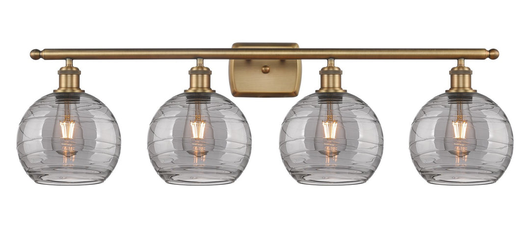 Innovations Ballston 516-4W-BB-G1213-8SM Bath Vanity Light 36 in. wide - Brushed Brass
