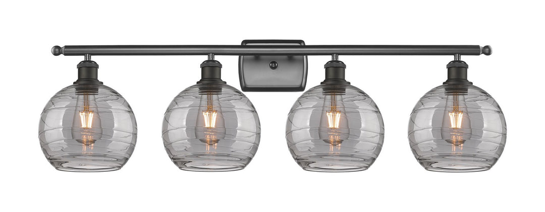 Innovations Ballston 516-4W-OB-G1213-8SM Bath Vanity Light 36 in. wide - Oil Rubbed Bronze