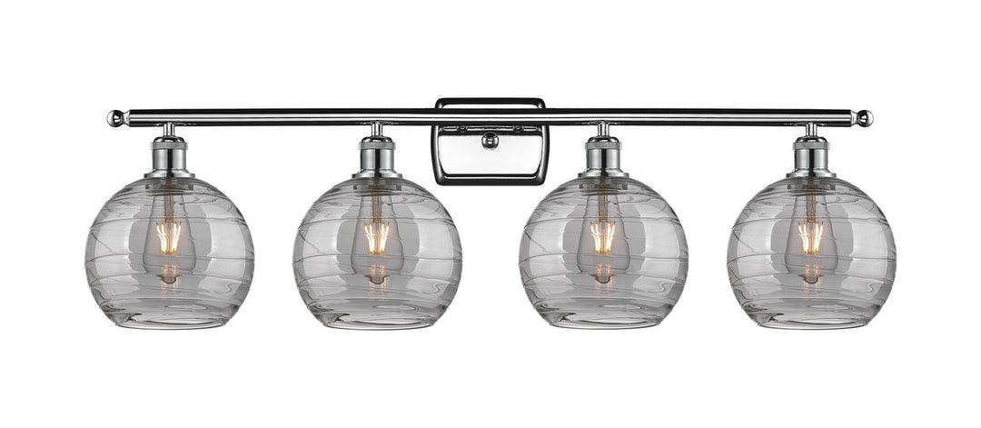 Innovations Ballston 516-4W-PC-G1213-8SM Bath Vanity Light 36 in. wide - Polished Chrome