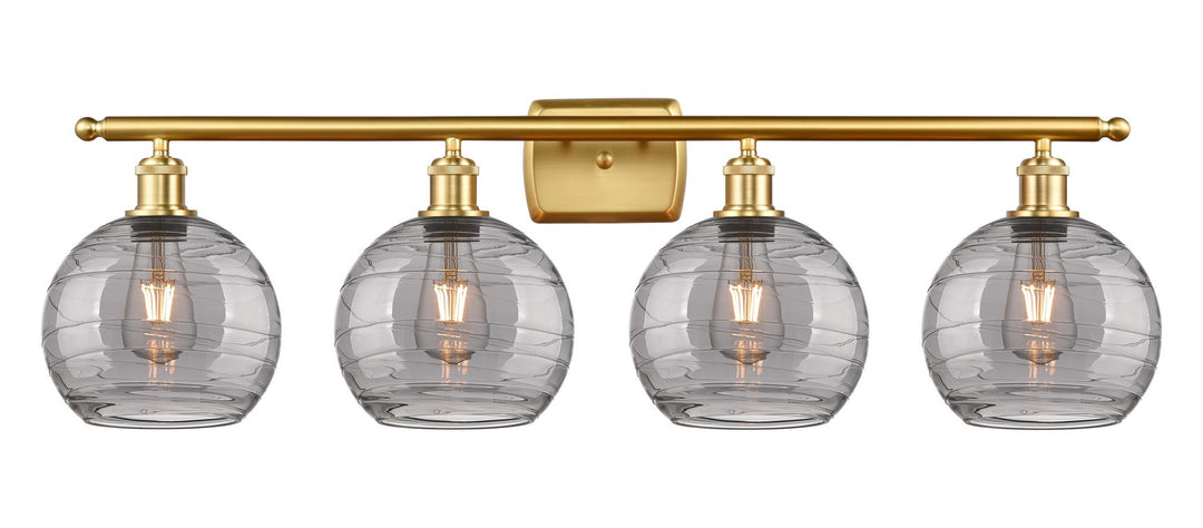 Innovations Ballston 516-4W-SG-G1213-8SM Bath Vanity Light 36 in. wide - Satin Gold