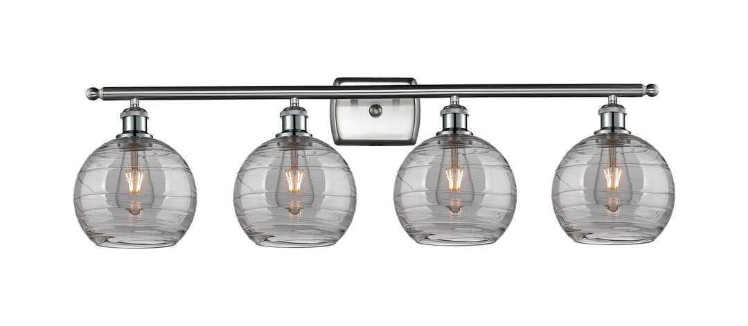 Innovations Ballston 516-4W-SN-G1213-8SM Bath Vanity Light 36 in. wide - Brushed Satin Nickel