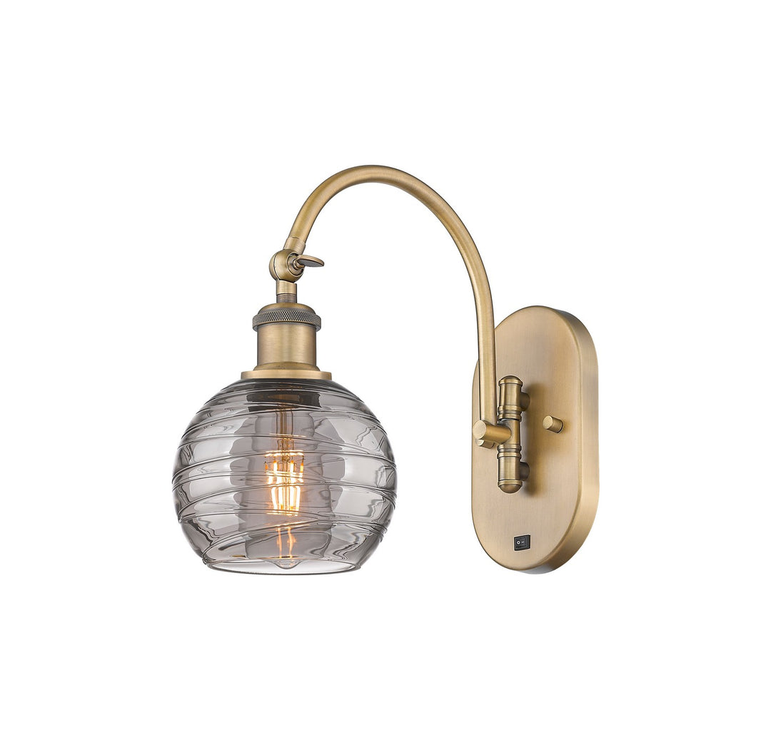 Innovations Ballston 518-1W-BB-G1213-6SM Wall Sconce Light - Brushed Brass